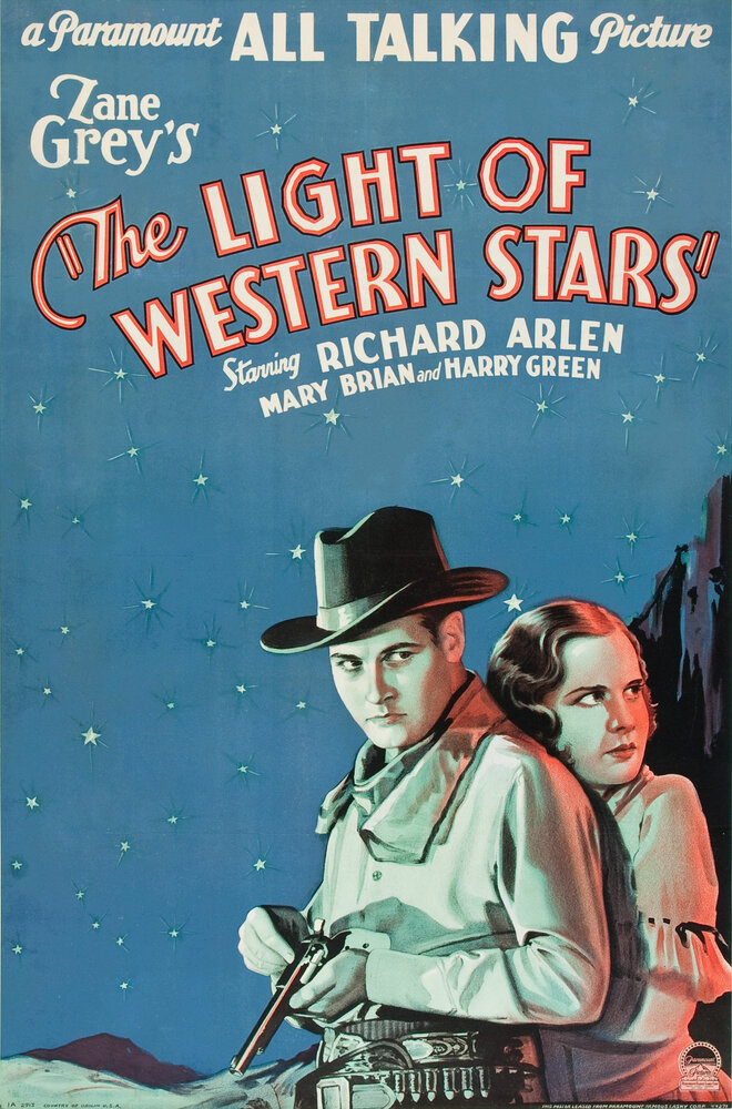 Свет западных звезд (1930) постер