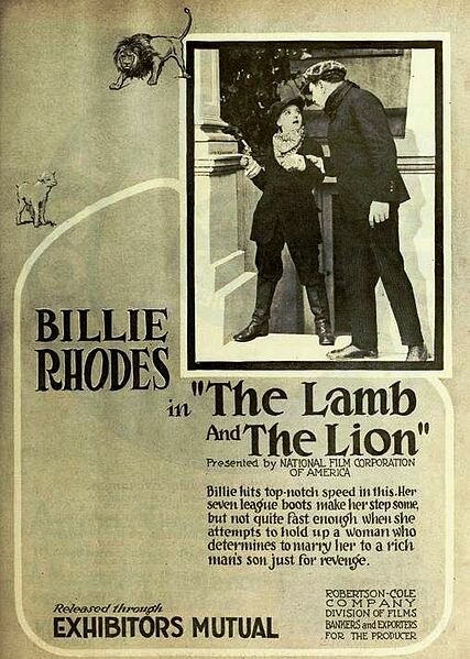 Ягнёнок и лев (1919) постер