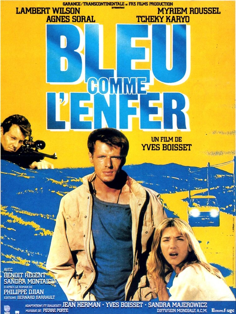 Голубой цвет ада (1986) постер