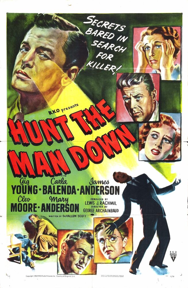 Hunt the Man Down (1950) постер