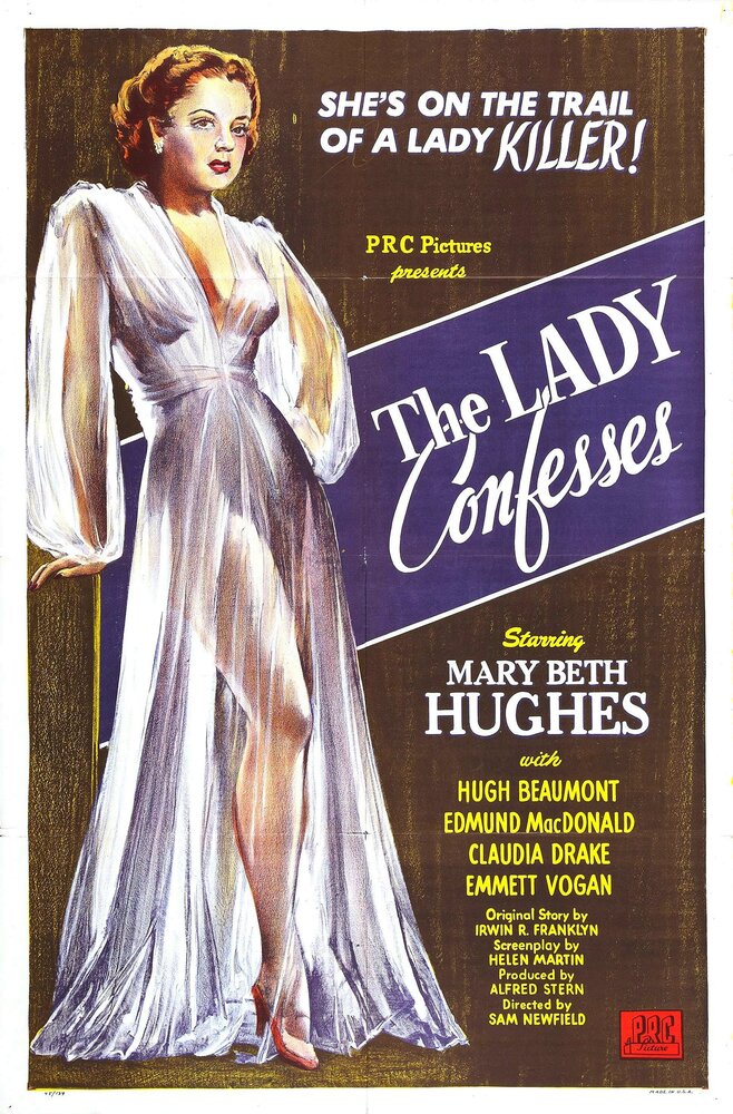 The Lady Confesses (1945) постер