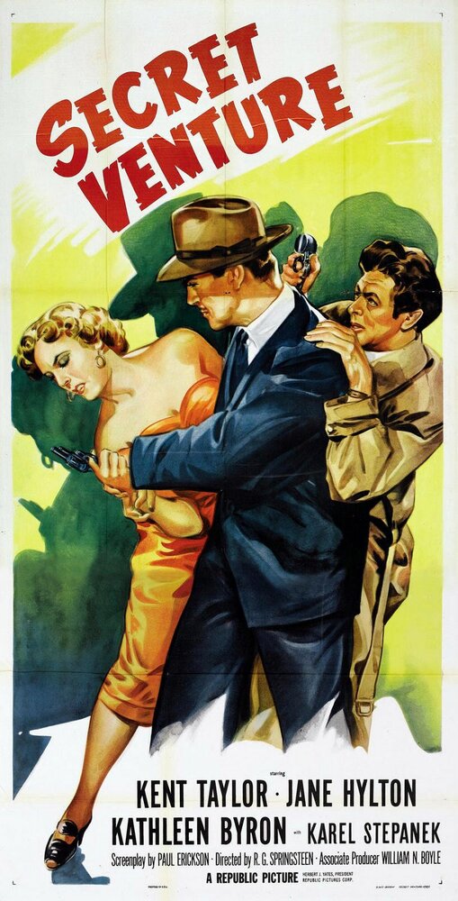 Secret Venture (1955) постер