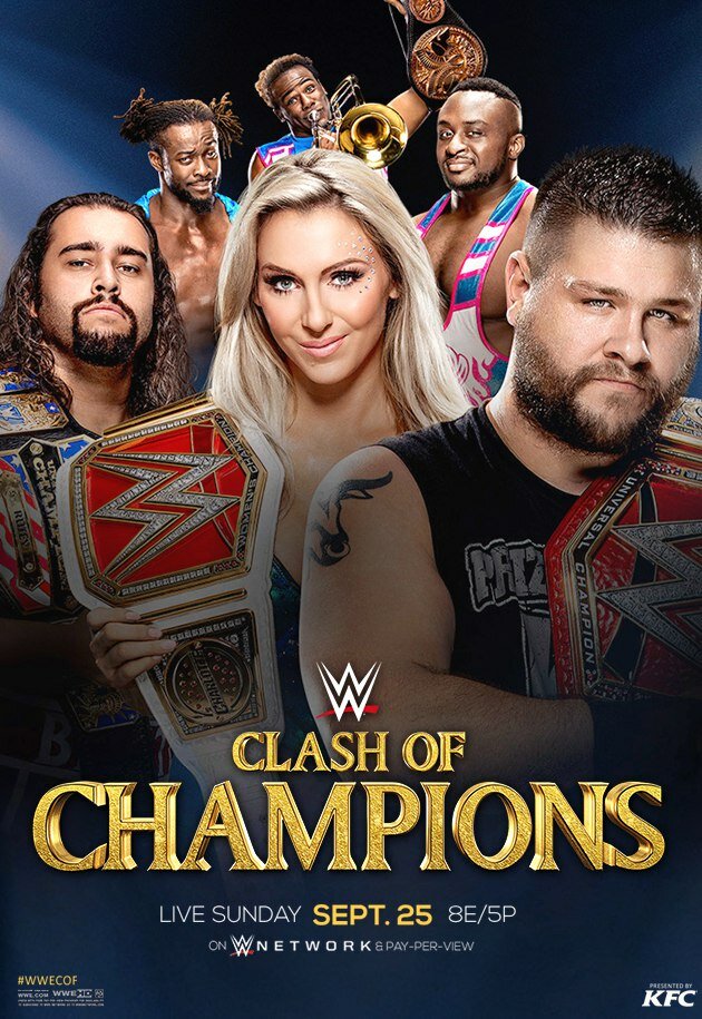 WWE Столкновение чемпионов (2016) постер