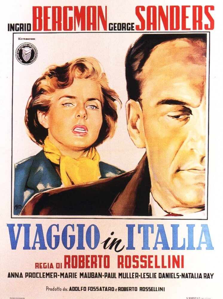 Путешествие в Италию (1954) постер