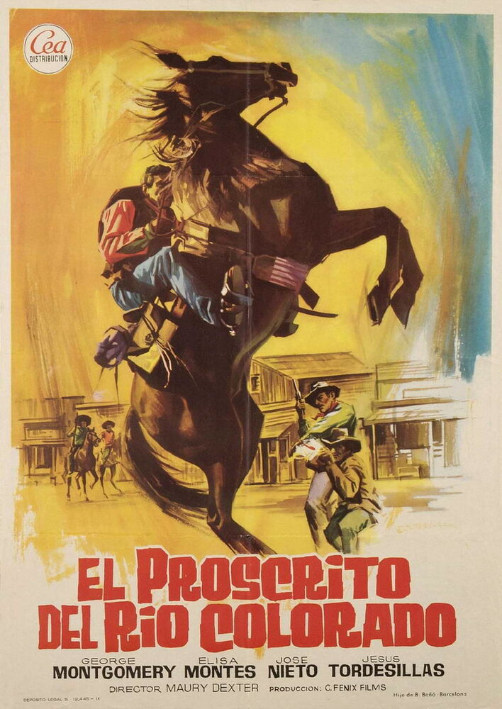 El proscrito del río Colorado (1965) постер