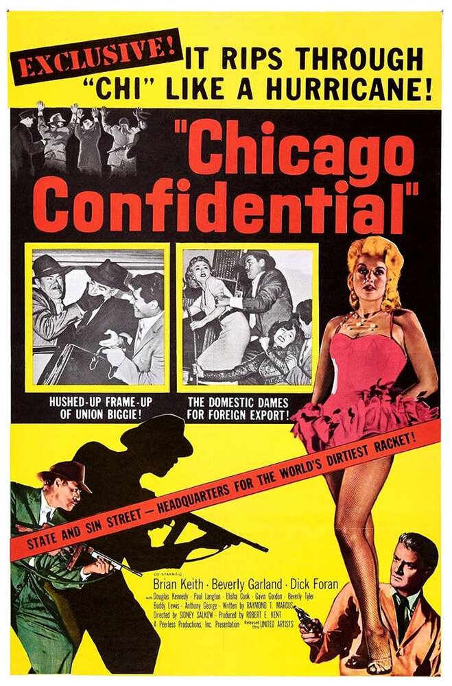 Chicago Confidential (1957) постер
