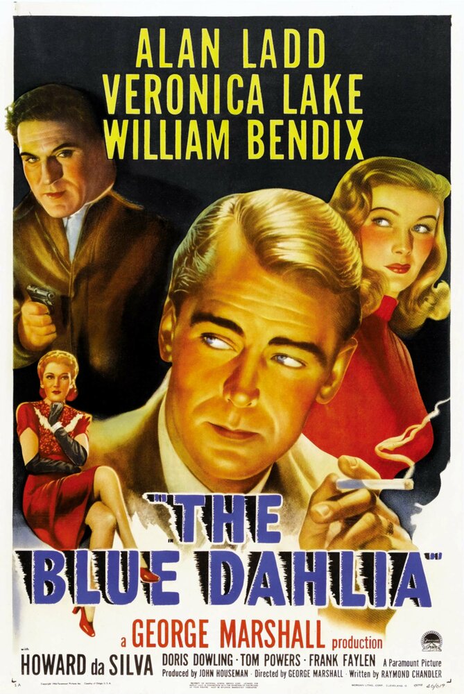 Синий георгин (1946) постер