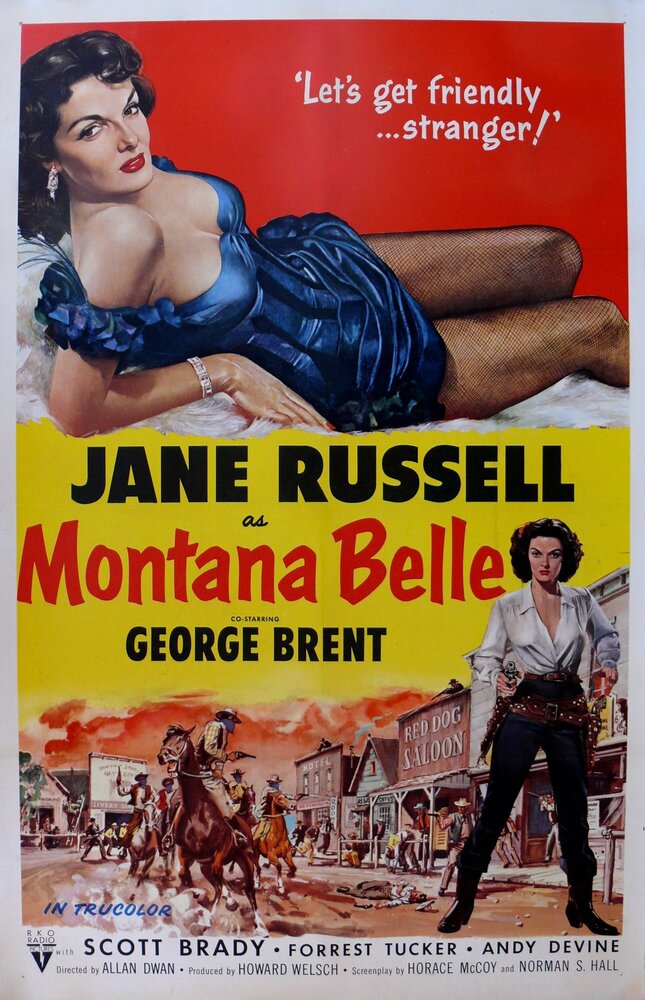 Монтана Белль (1952) постер