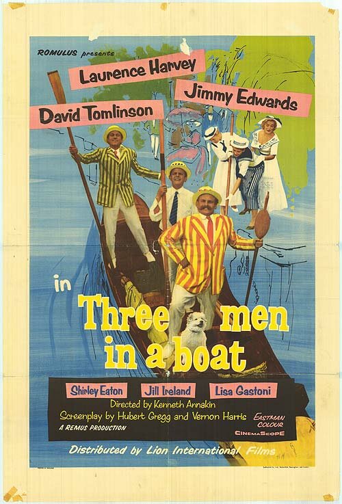 Трое в лодке, не считая собаки (1956) постер