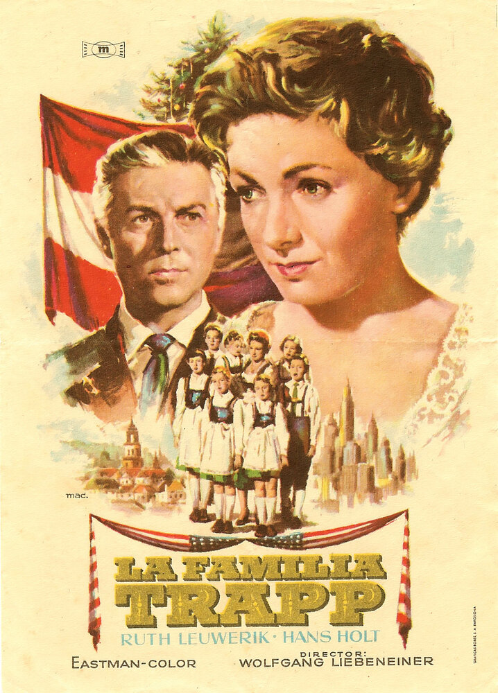 Семья Трапп (1956) постер